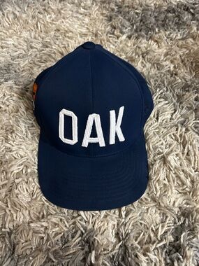 G/FORE Navy Baseball Cap with White Interior Trim